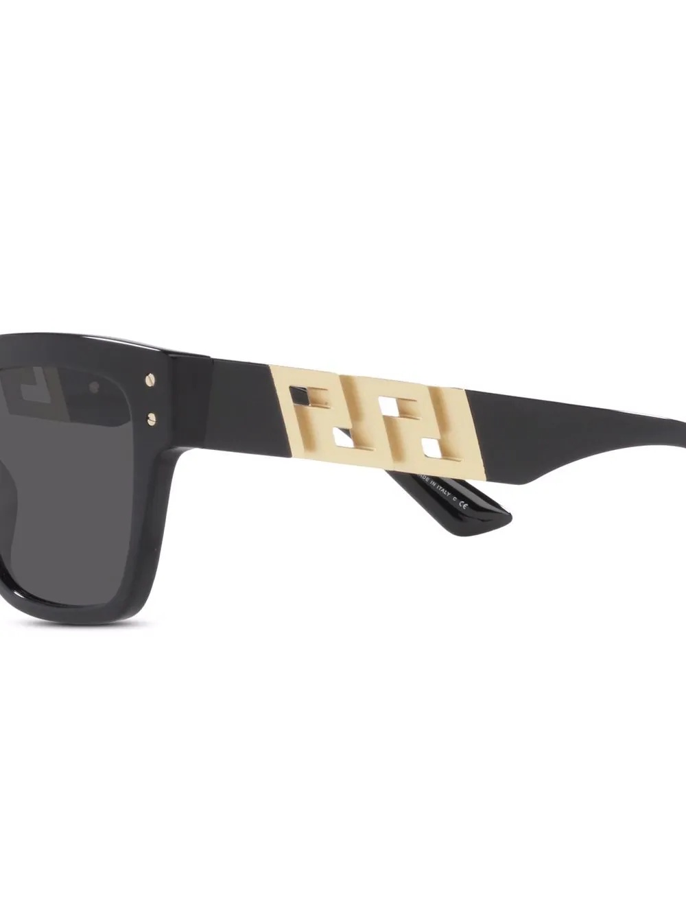 square-frame Greca sunglasses - 3