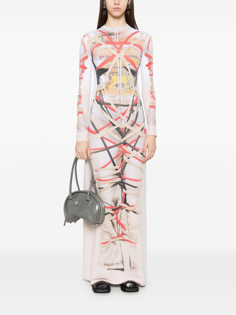 Y/Project trompe l'oeil-print maxi dress outlook
