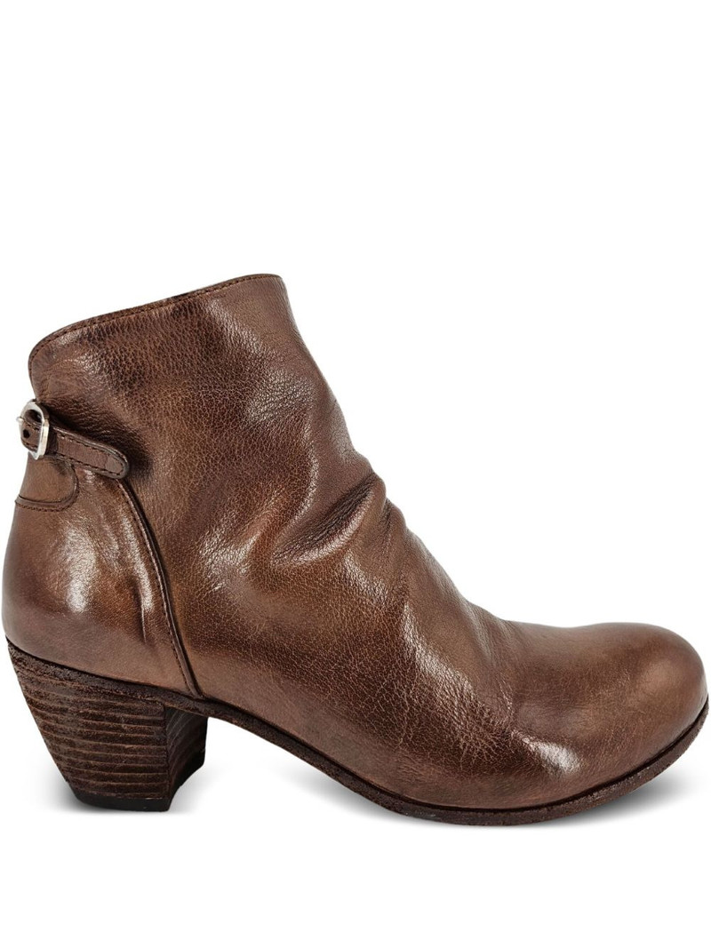 50mm Chabrol side-zip leather ankle boots 1