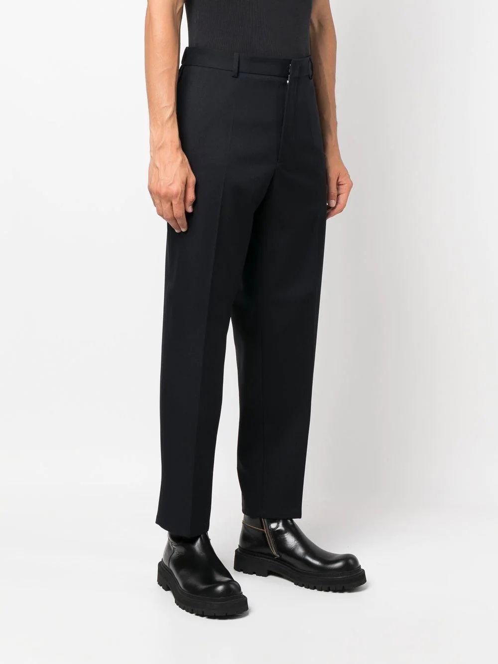 straight-leg tailored trousers - 3