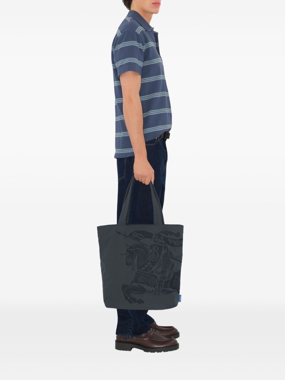 striped cotton polo shirt - 3