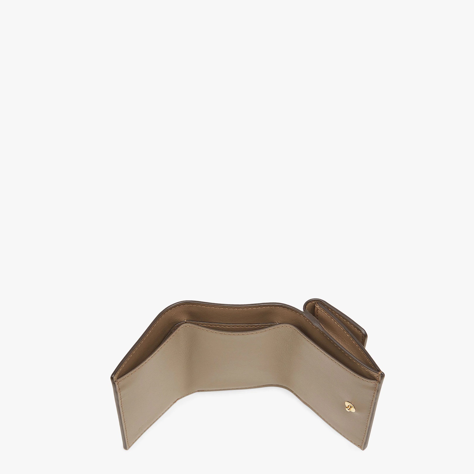 Gray leather wallet - 4