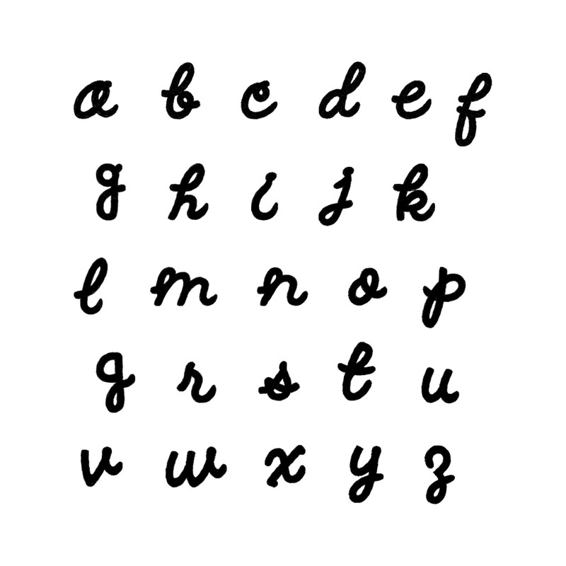 Diamond Cursive Initial Necklace 9