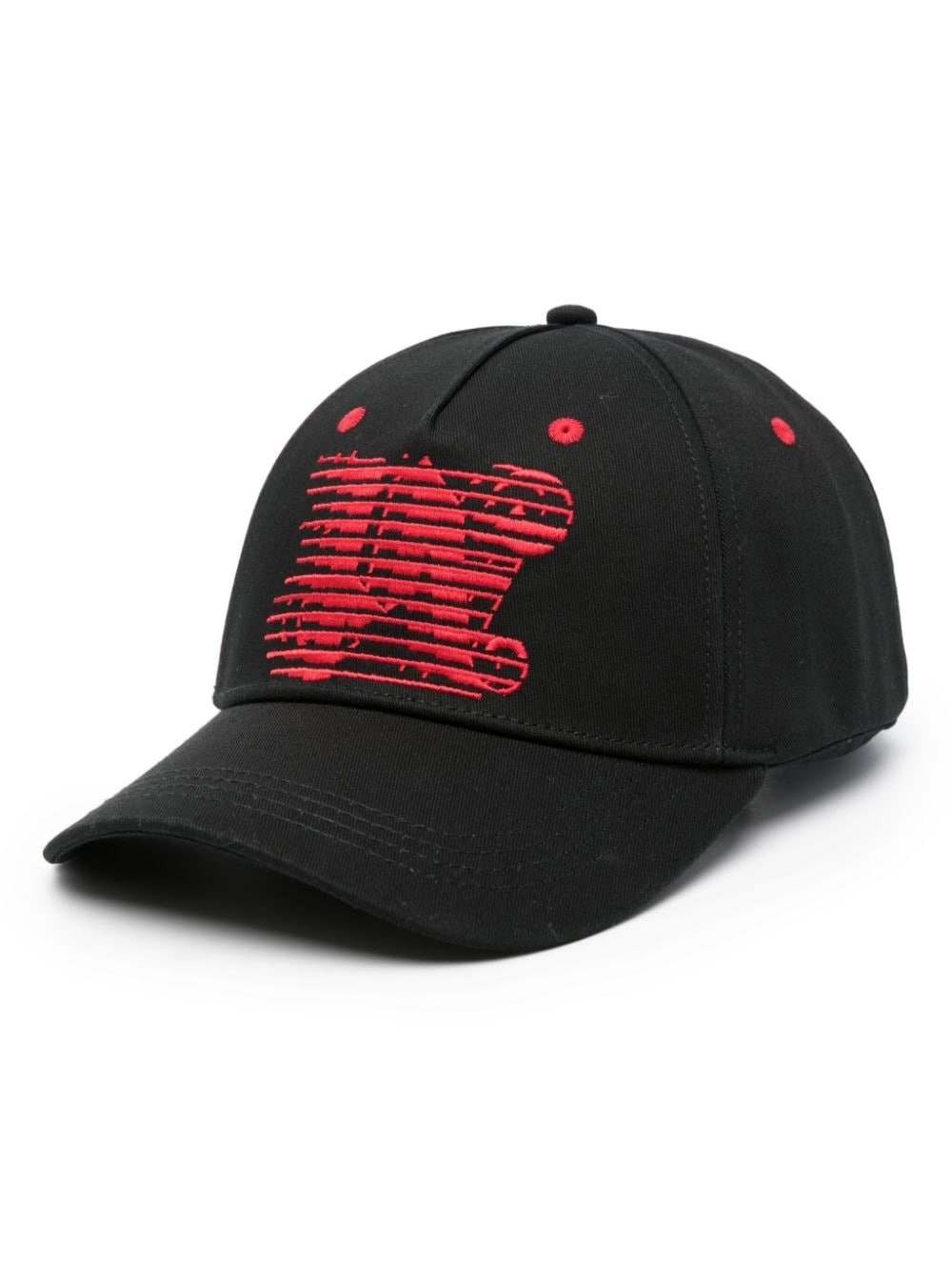 Racing monogram-embroidered baseball cap - 1
