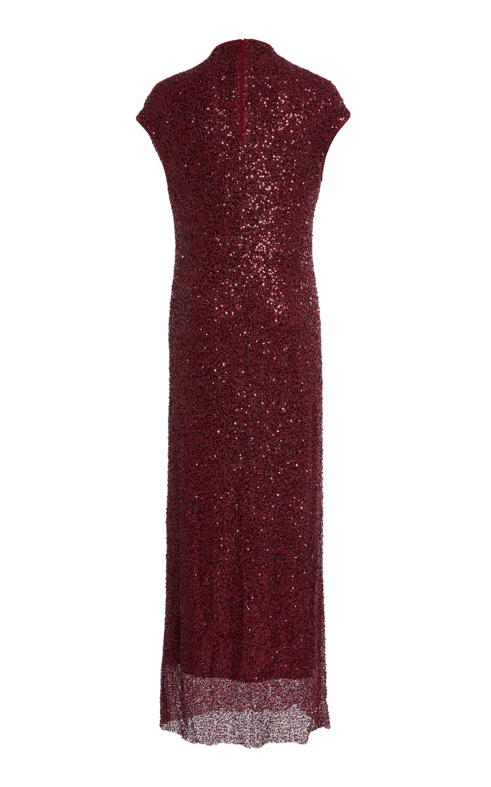 Zaria Cowl Neck Midi Dress burgundy - 5