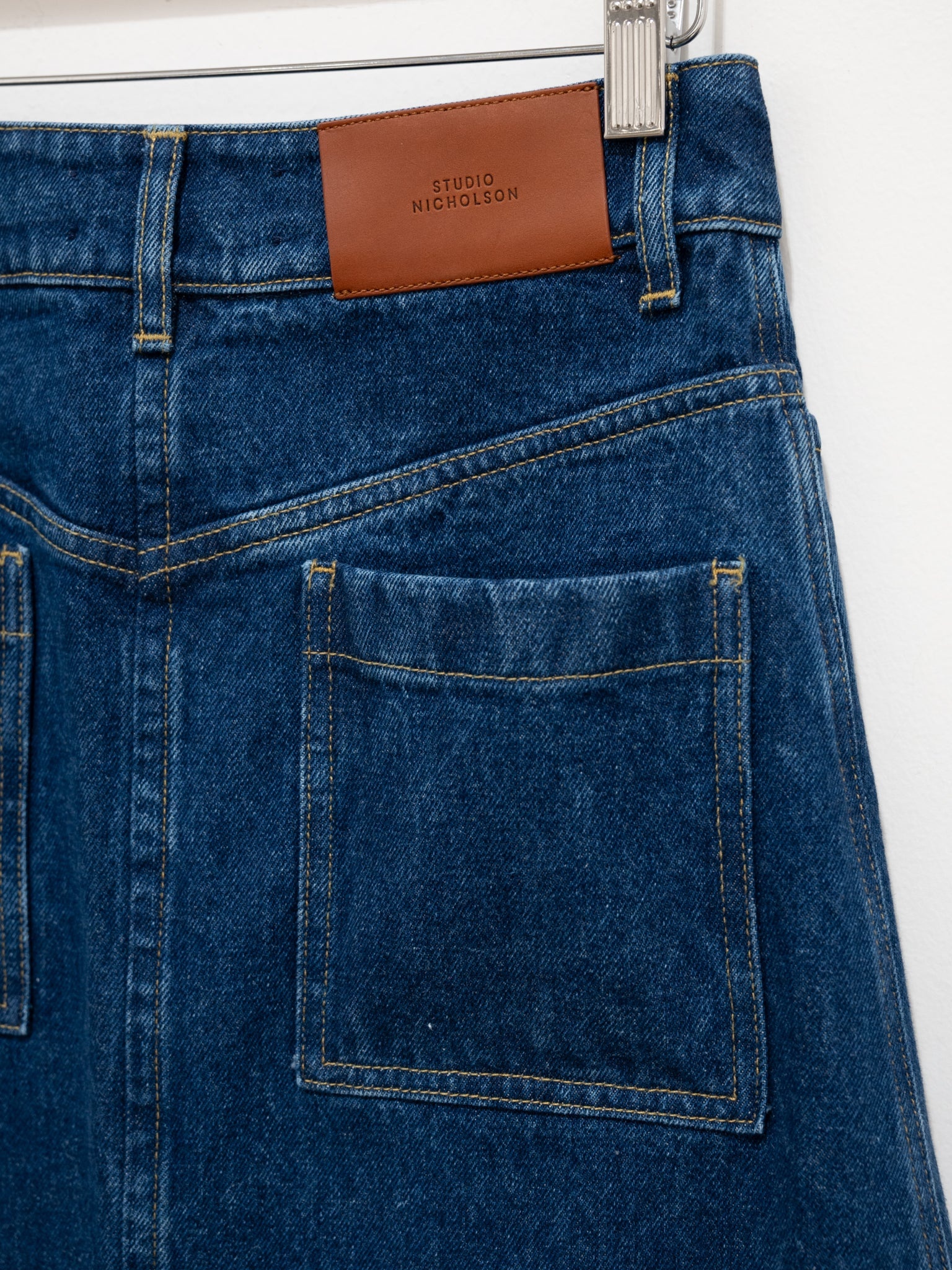 Baringo A-Line Denim Skirt - Indigo - 8