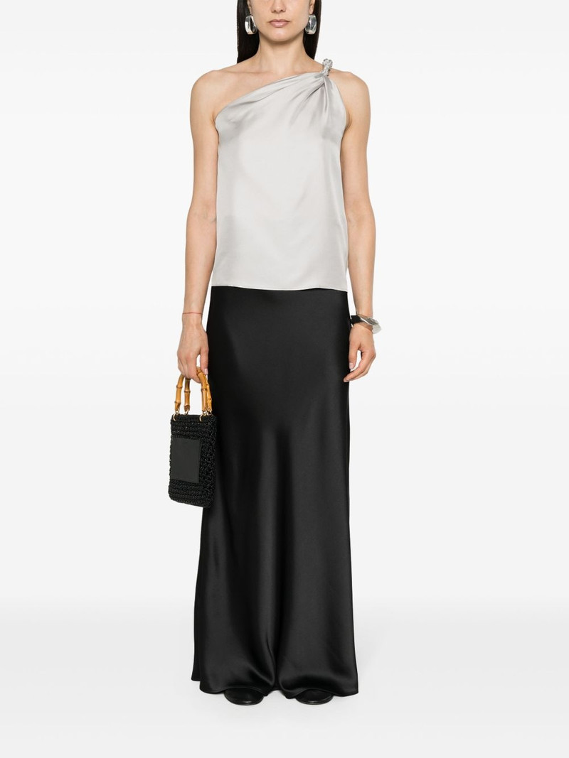 Loulou de Saison Adiran asymmetrical silk top outlook