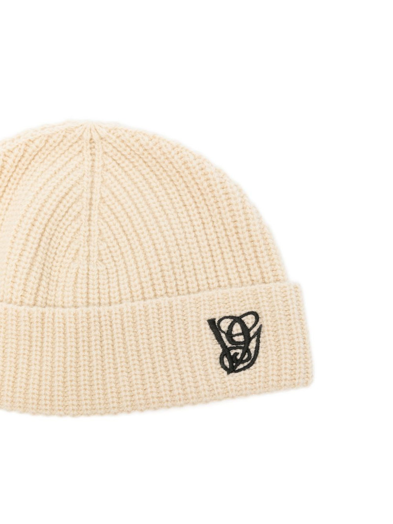 monogram beanie hat 3