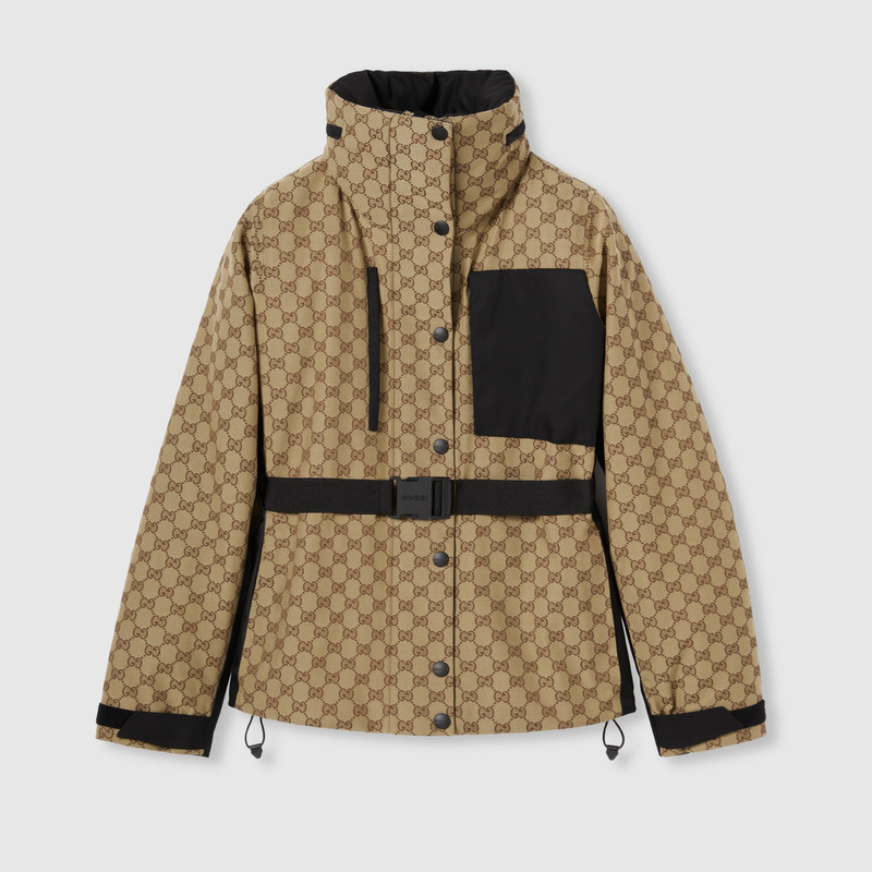 GG technical fabric jacquard jacket 1