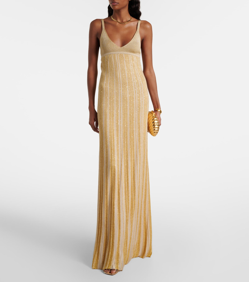 Missoni Sequined lamé maxi dress outlook