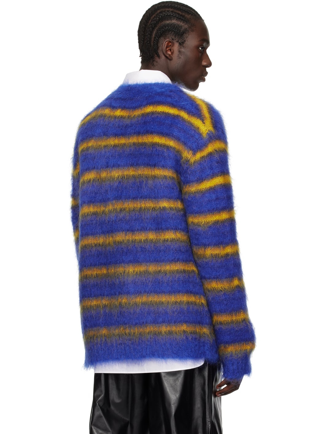 Blue Iconic Stripes Cardigan - 3