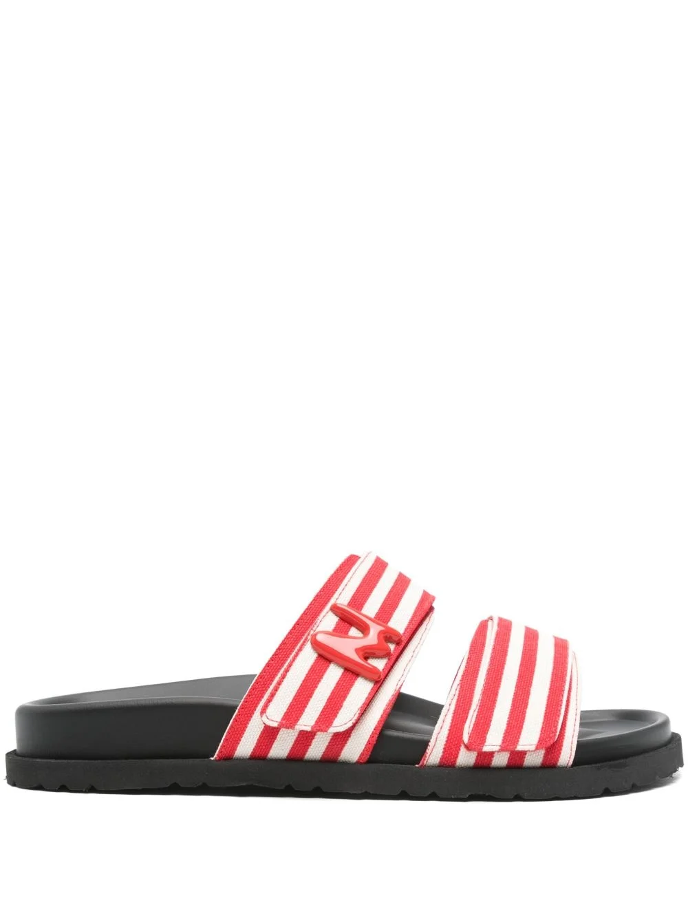 striped canvas slides - 1