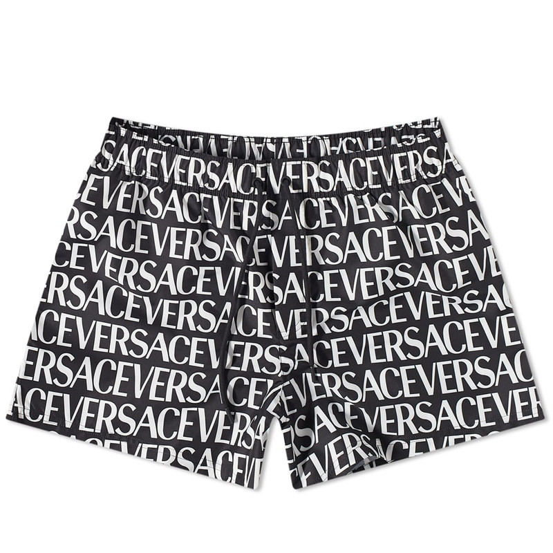 Versace All Over Logo Swim Short 1