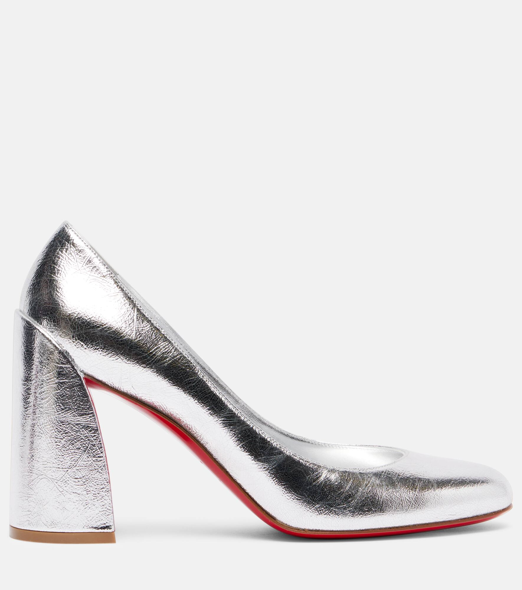 Miss Sab 85 metallic leather pumps - 4