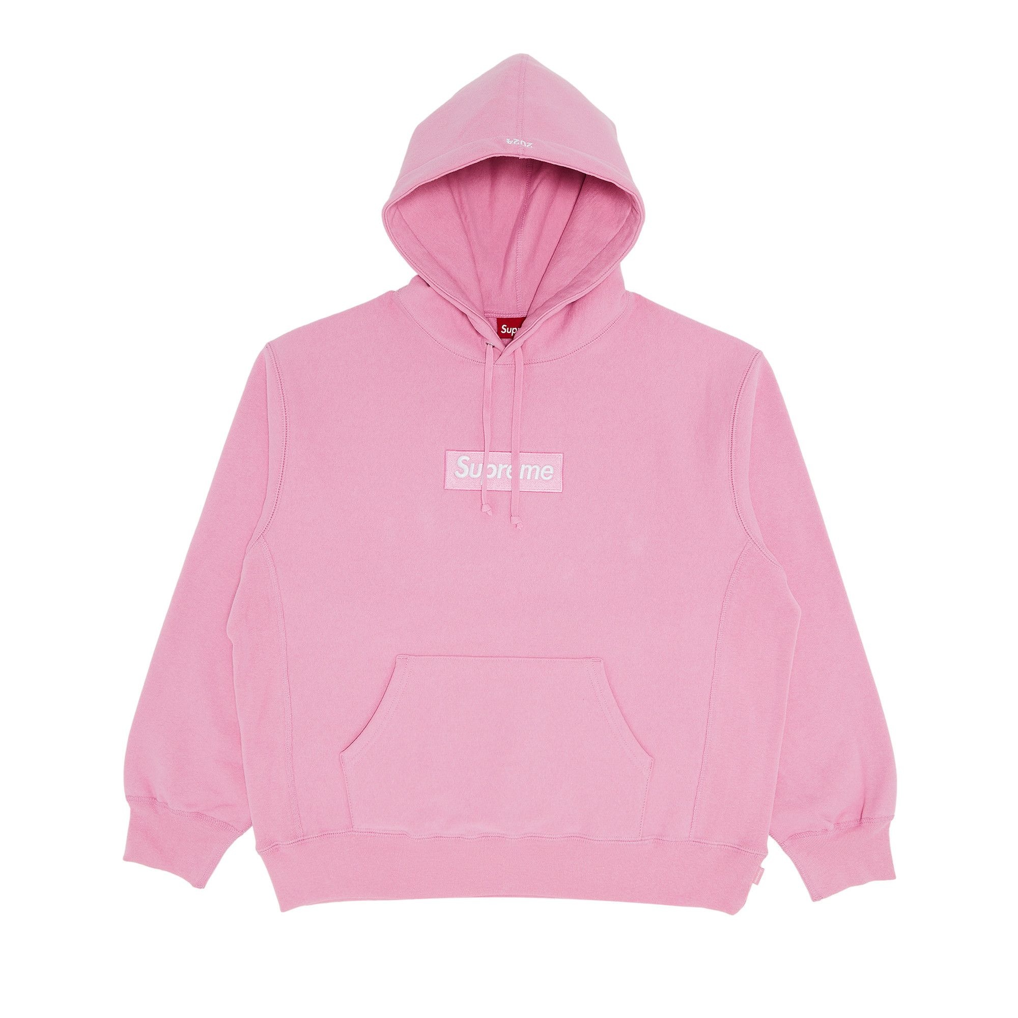 Supreme Box Logo Hooded Sweatshirt 'Dusty Pink' - 1