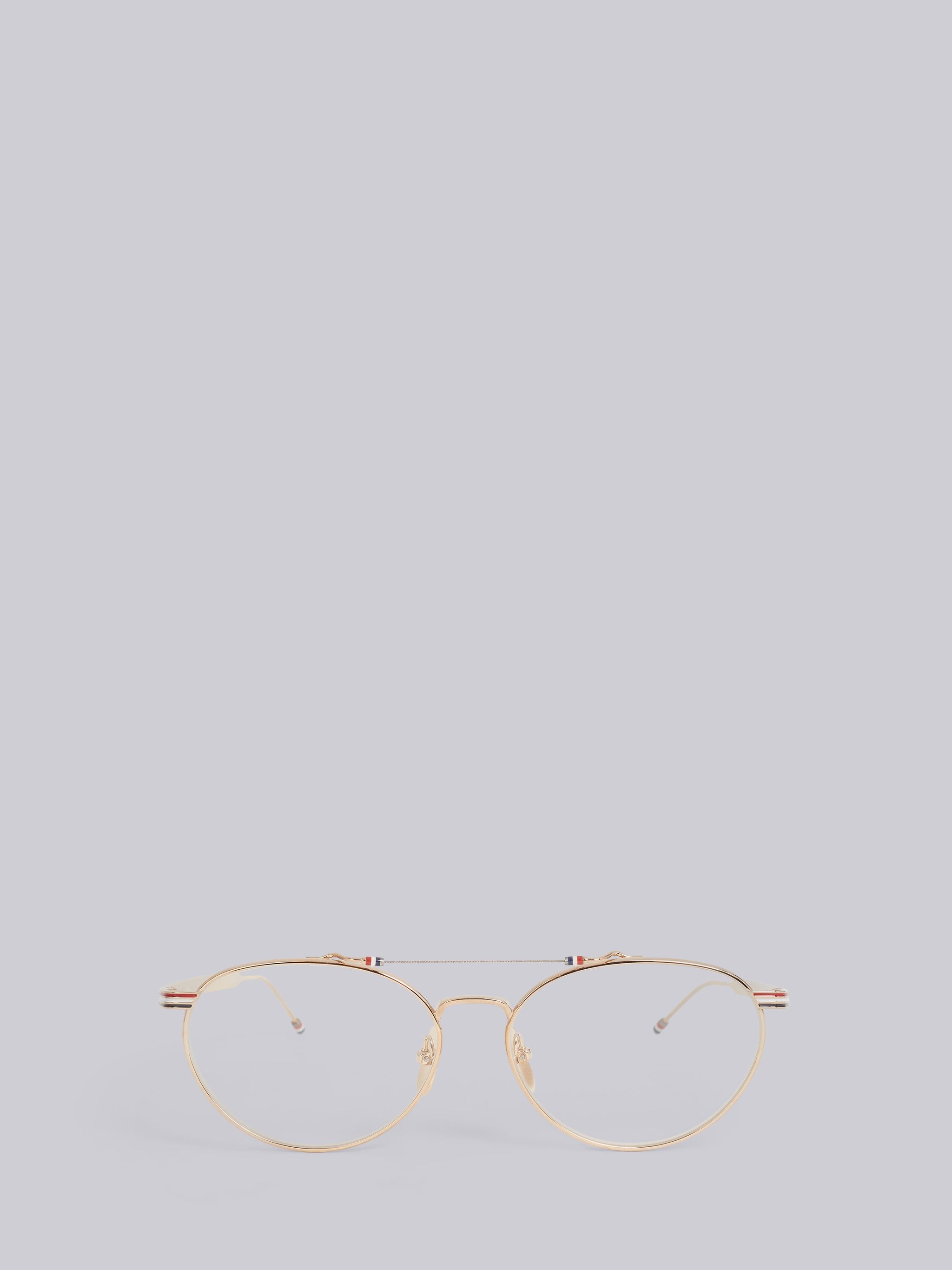 aviator-frame glasses - 1