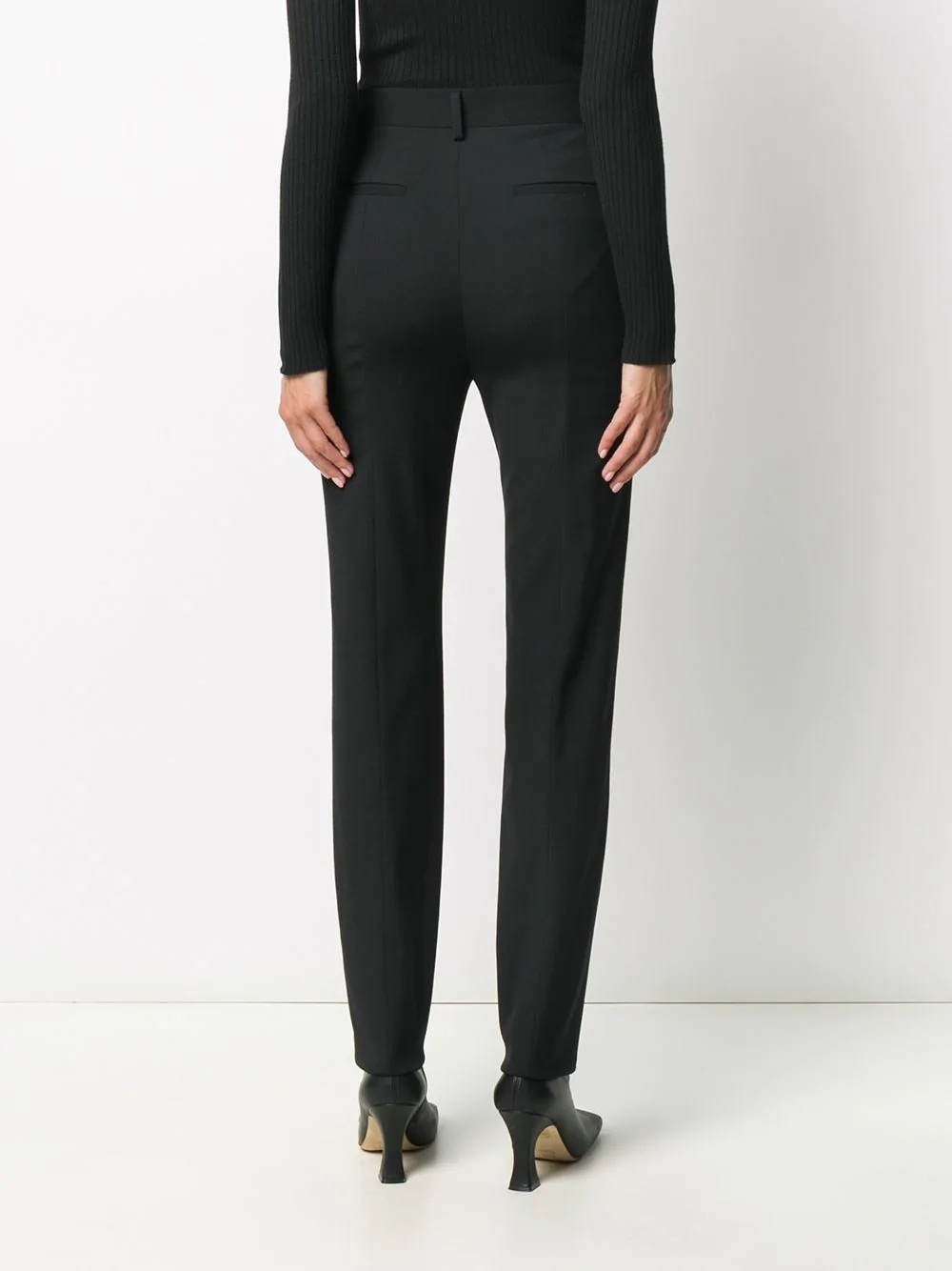 slim-fit tailored trousers - 4