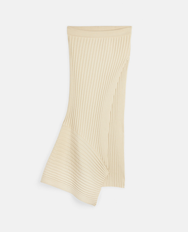 Ribbed Knit Cotton Skirt 1