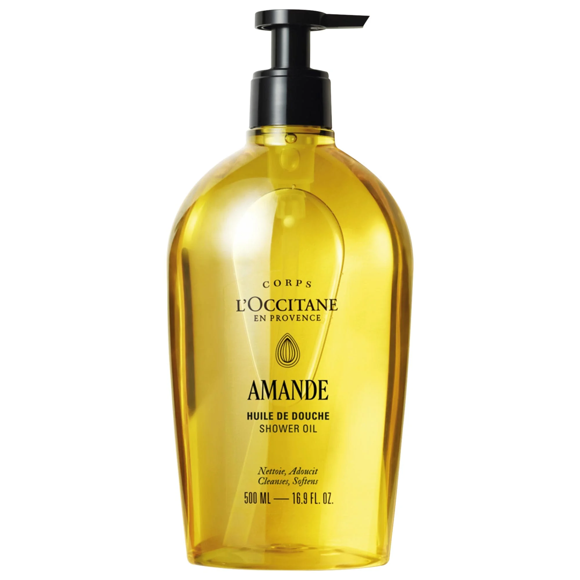 Cleansing And Softening Refillable Shower Oil With Almond Oil - 1