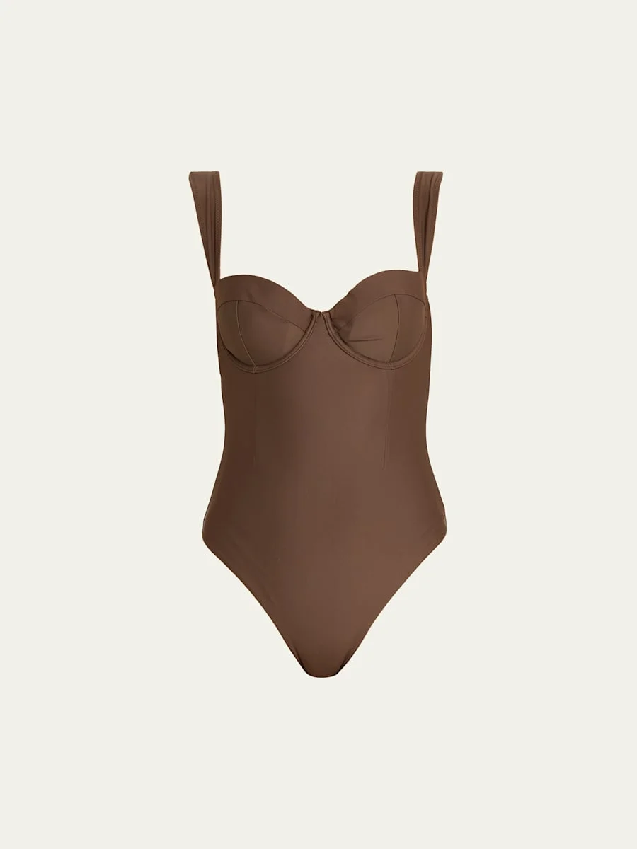 Kyle Bustier One-Piece Swimsuit - 1