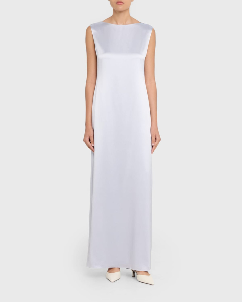 TWP Simple Twist of Fate Crepe-Back Satin Dress outlook