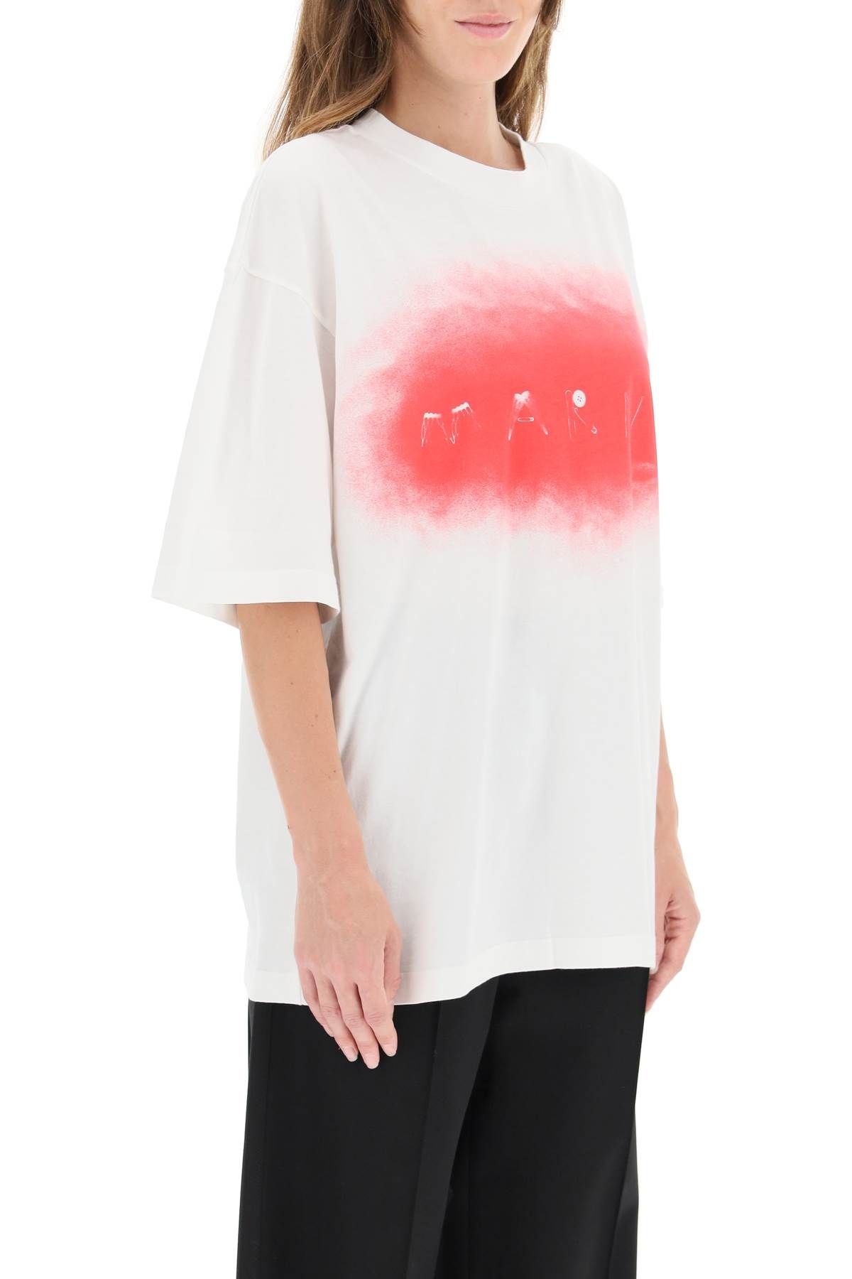 SPRAY PRINT OVERSIZED T-SHIRT - 3