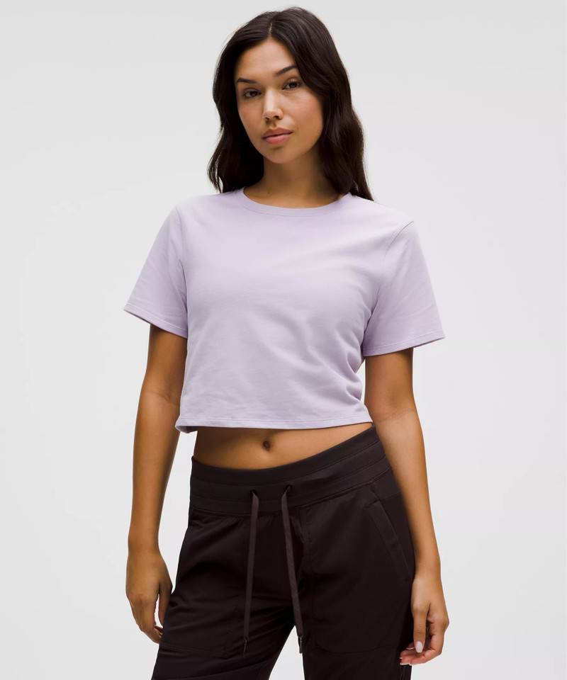 Tie-Hem Heavyweight Cotton T-Shirt 1