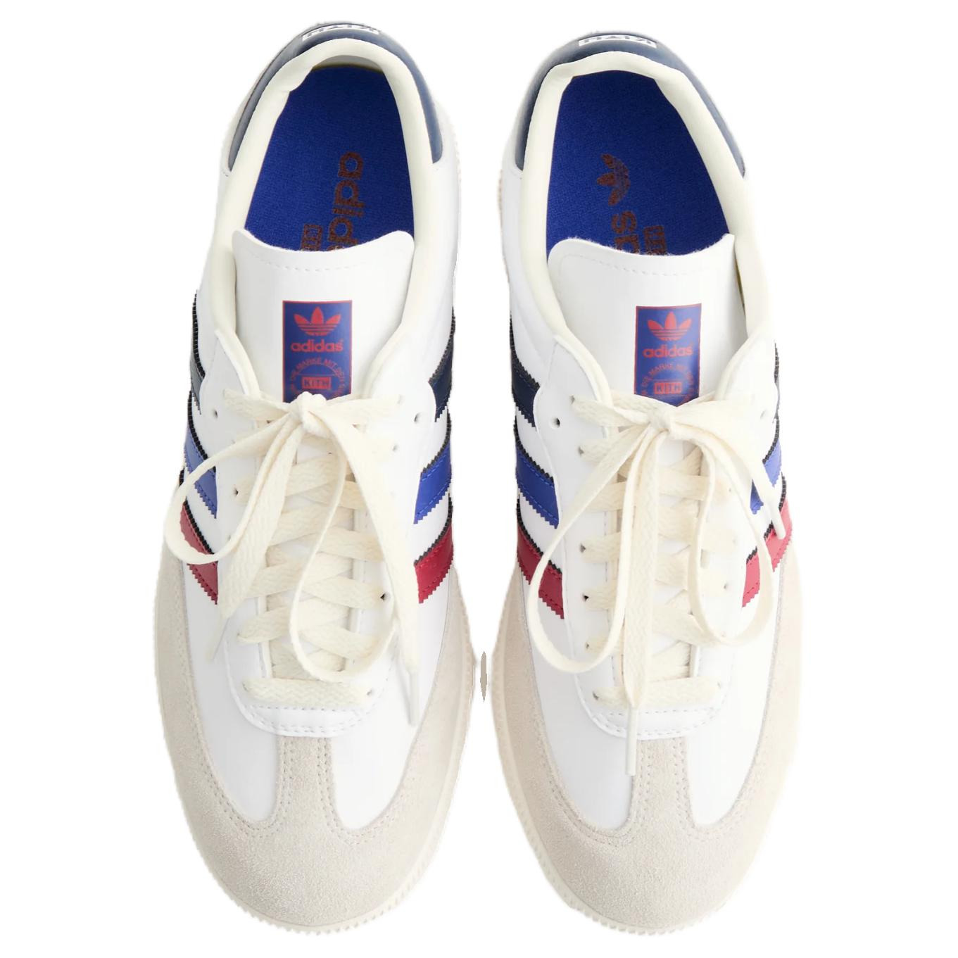 adidas x Kith Samba Golf 'White Red Blue' JH8176 - 2