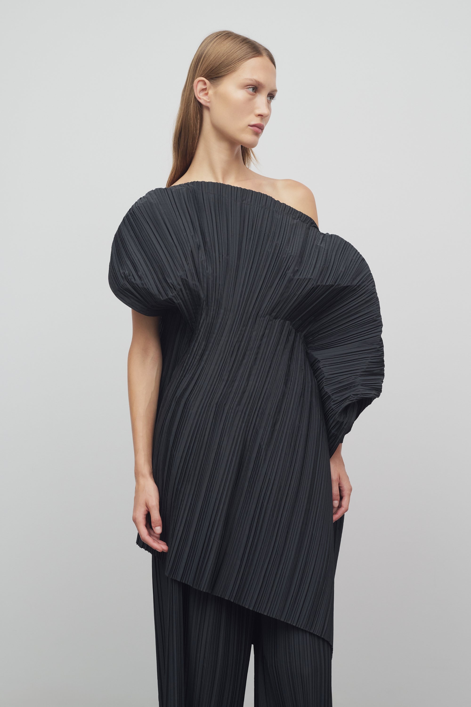 Akiko Top in Polyester and Wool - 3