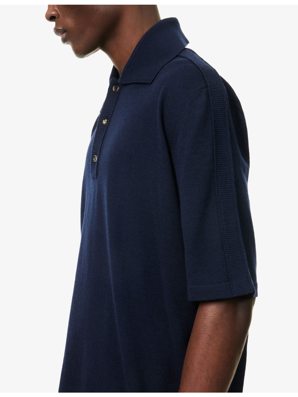 Relaxed-Fit Knitted Wool Polo Shirt - 6