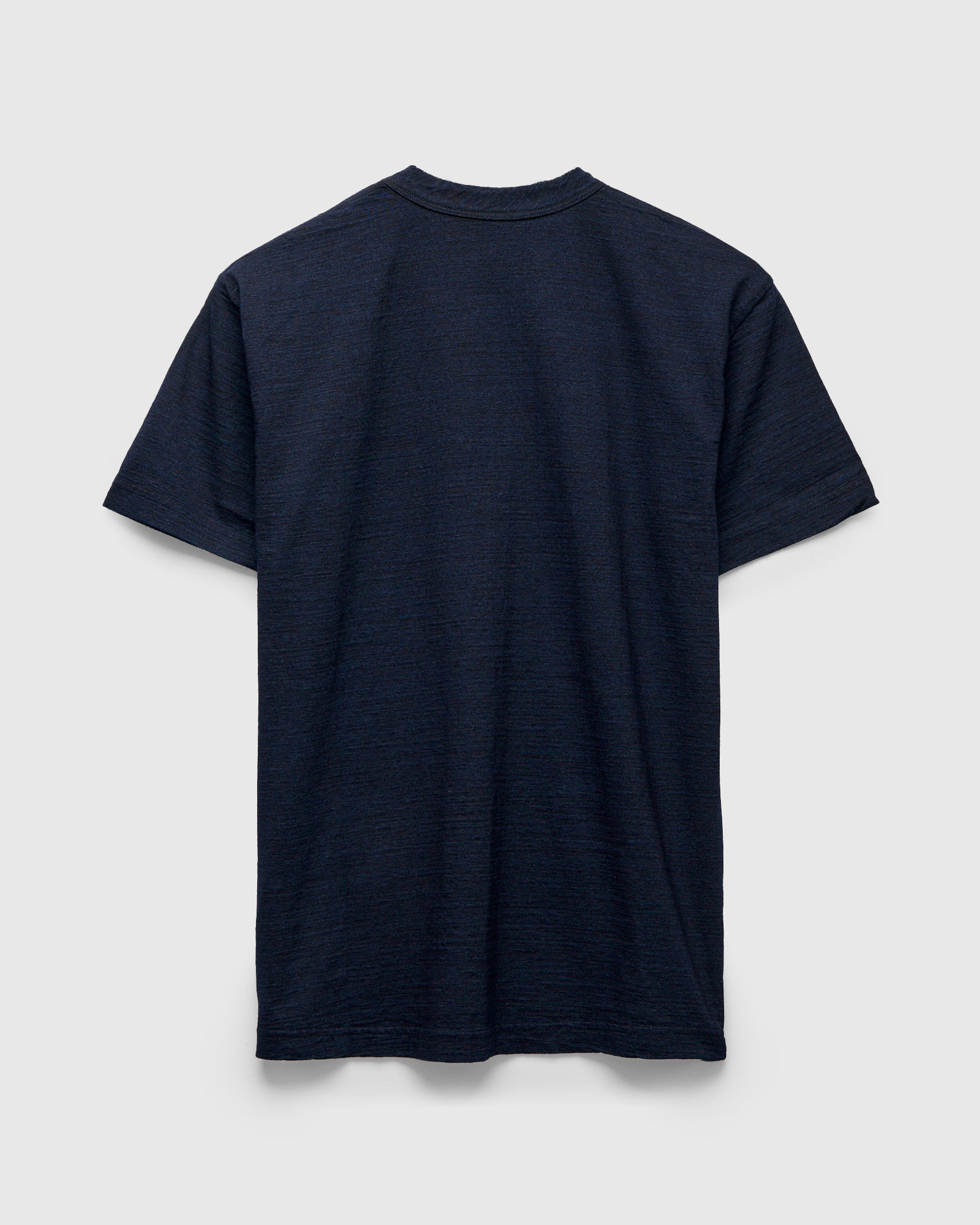 Yarn Dyed Knit T-Shirt in Deep Indigo - 2
