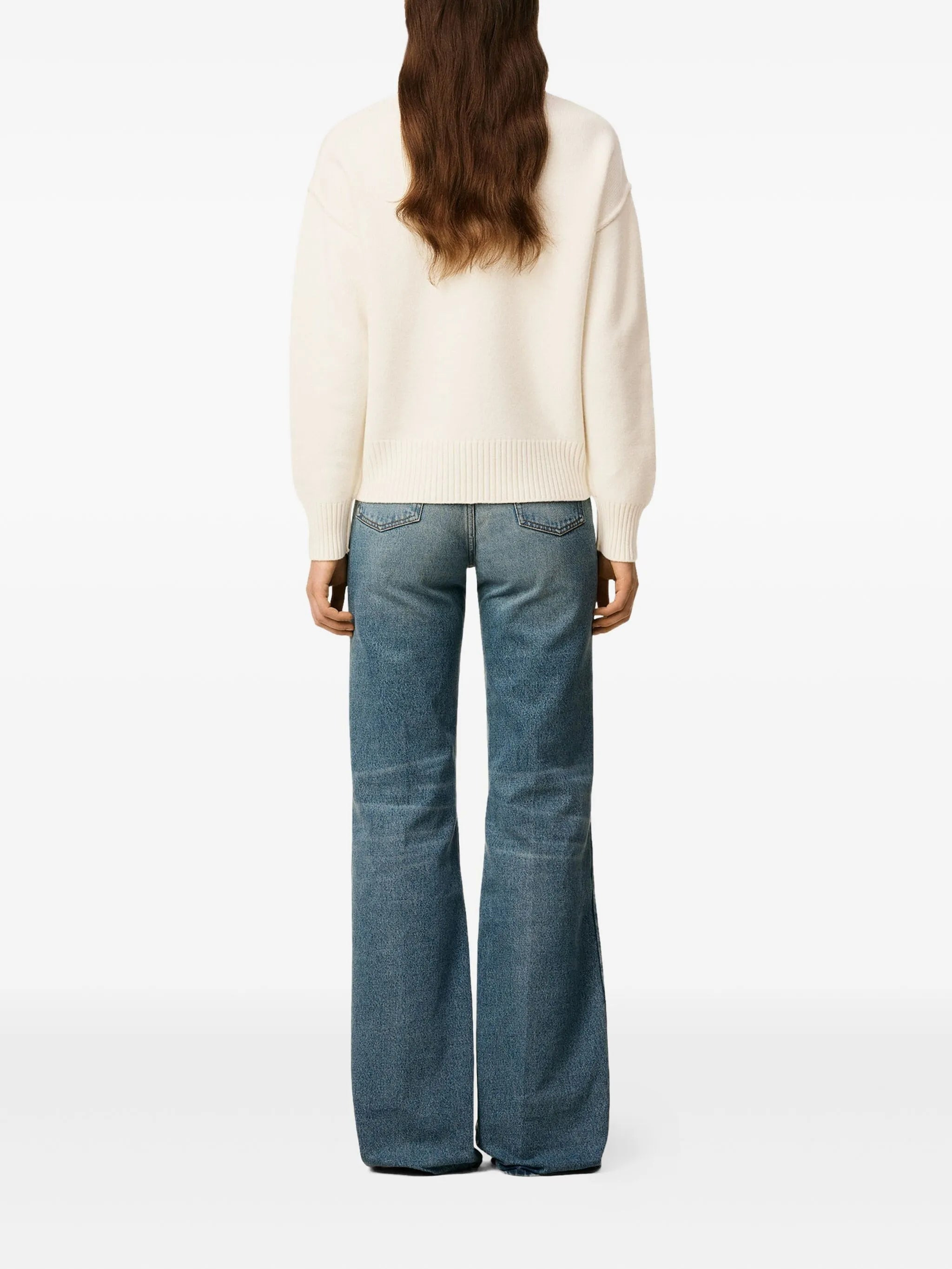 Ami Paris Ami Heart Intarsia Wool Sweater - 4