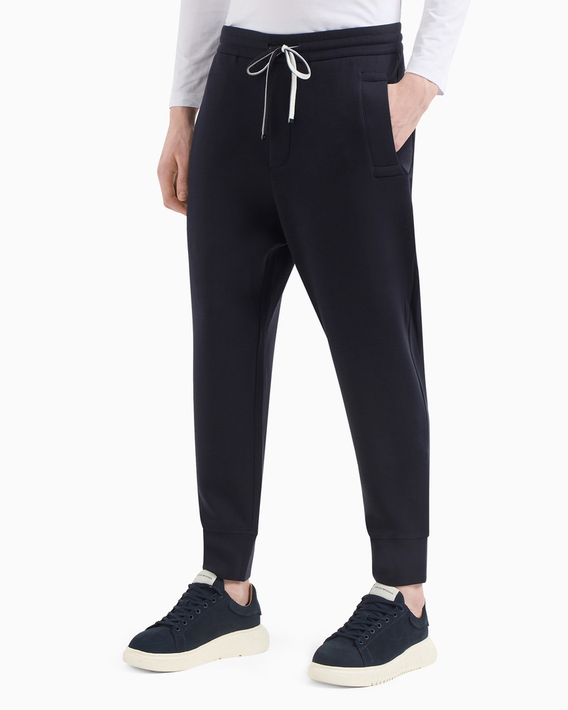 EMPORIO ARMANI Double-jersey joggers outlook