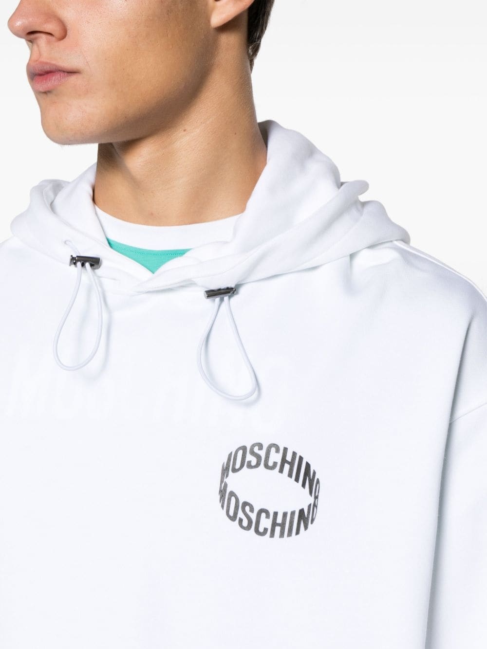 logo-appliquÃ© organic cotton sweatshirt - 5