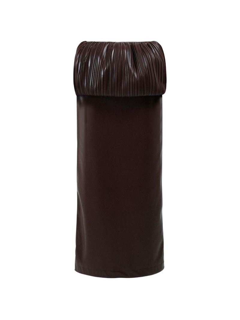 pleated balloon maxi skirt 1