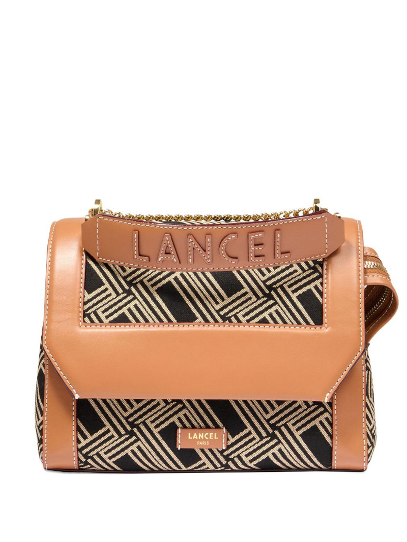 Ninon geometric-pattern crossbody bag 1