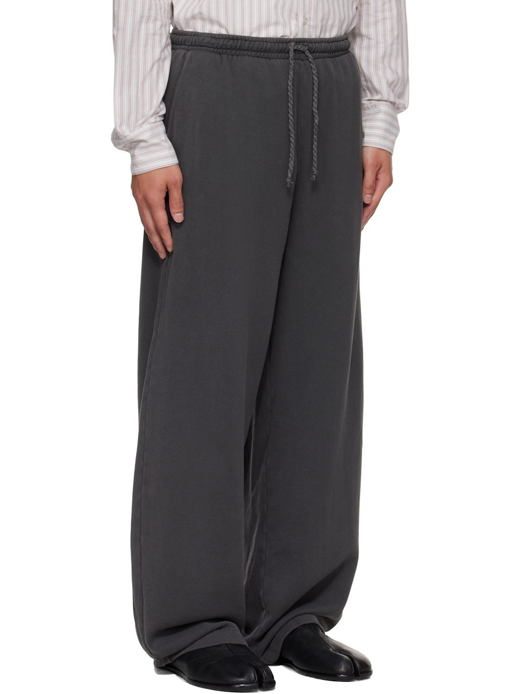 Gray Daily Wide Leg Lounge Pants - 2