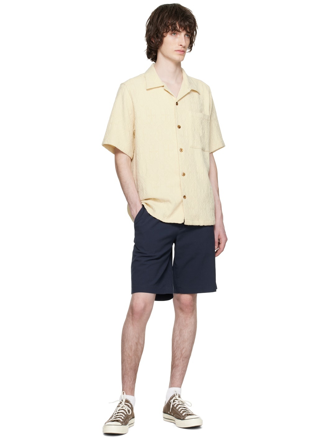 Navy Theodore 1040 Shorts - 4