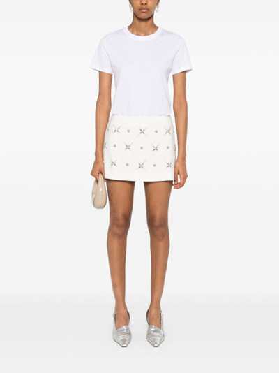 PINKO crystal-embellished mini skirt outlook