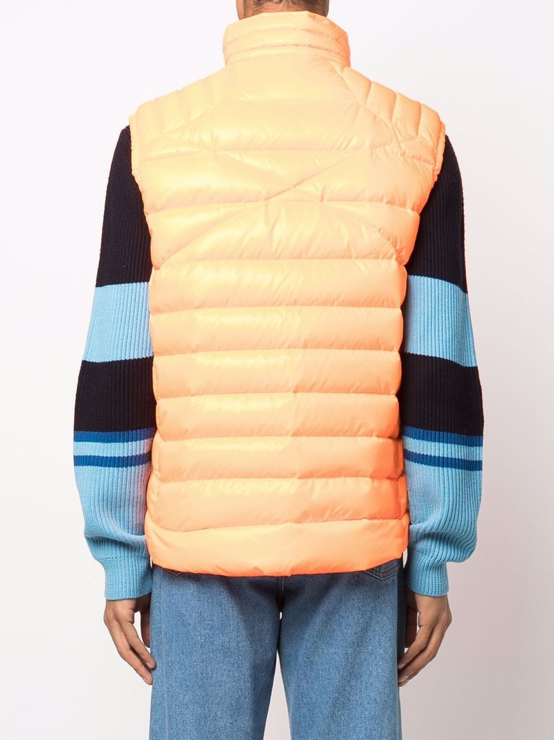 logo-patch padded gilet 4