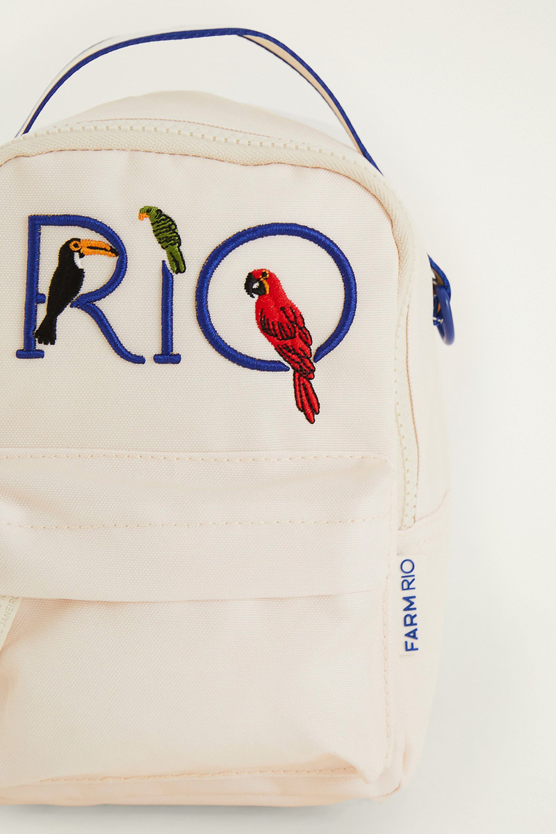 FARM RIO Off-White Rio Mini Backpack outlook