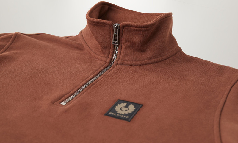 BELSTAFF QUARTER ZIP SWEATSHIRT 3