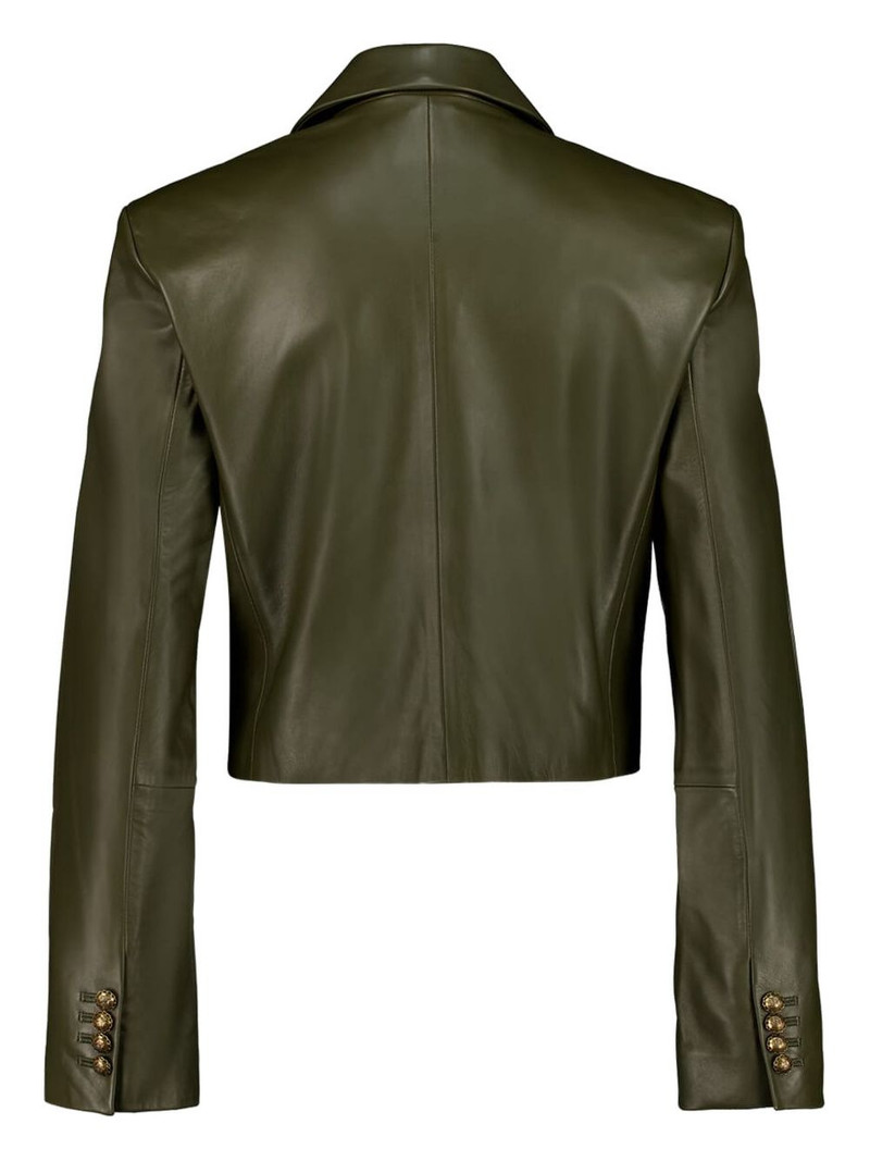 Zimmermann double-breasted leather blazer outlook