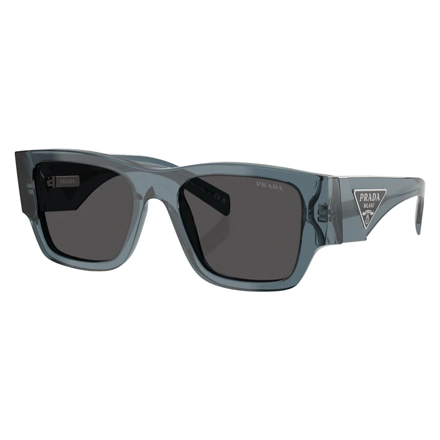 Prada Dark Grey Square Men's Sunglasses PR 10ZSF 17T08Z 55 - 1