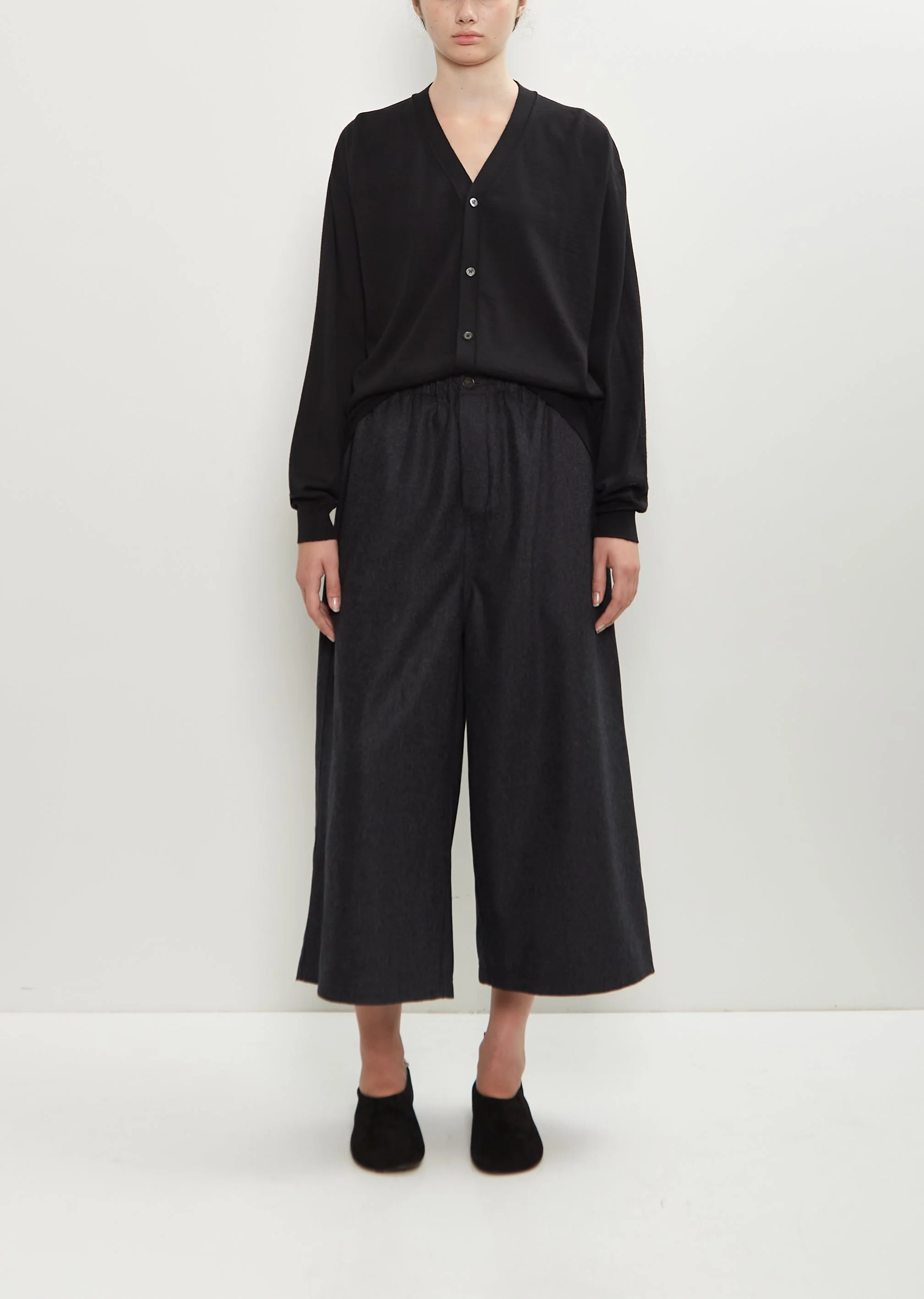 Ponce Virgin Wool Wide Pants - 1