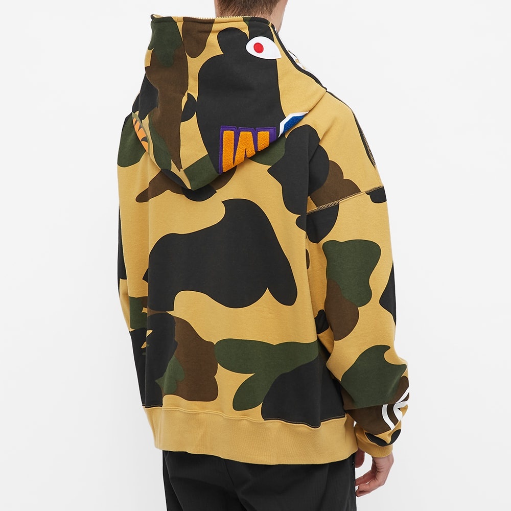 A Bathing Ape Giant 1st Camo Shark Loose Fit Full Zip Hoody - 5