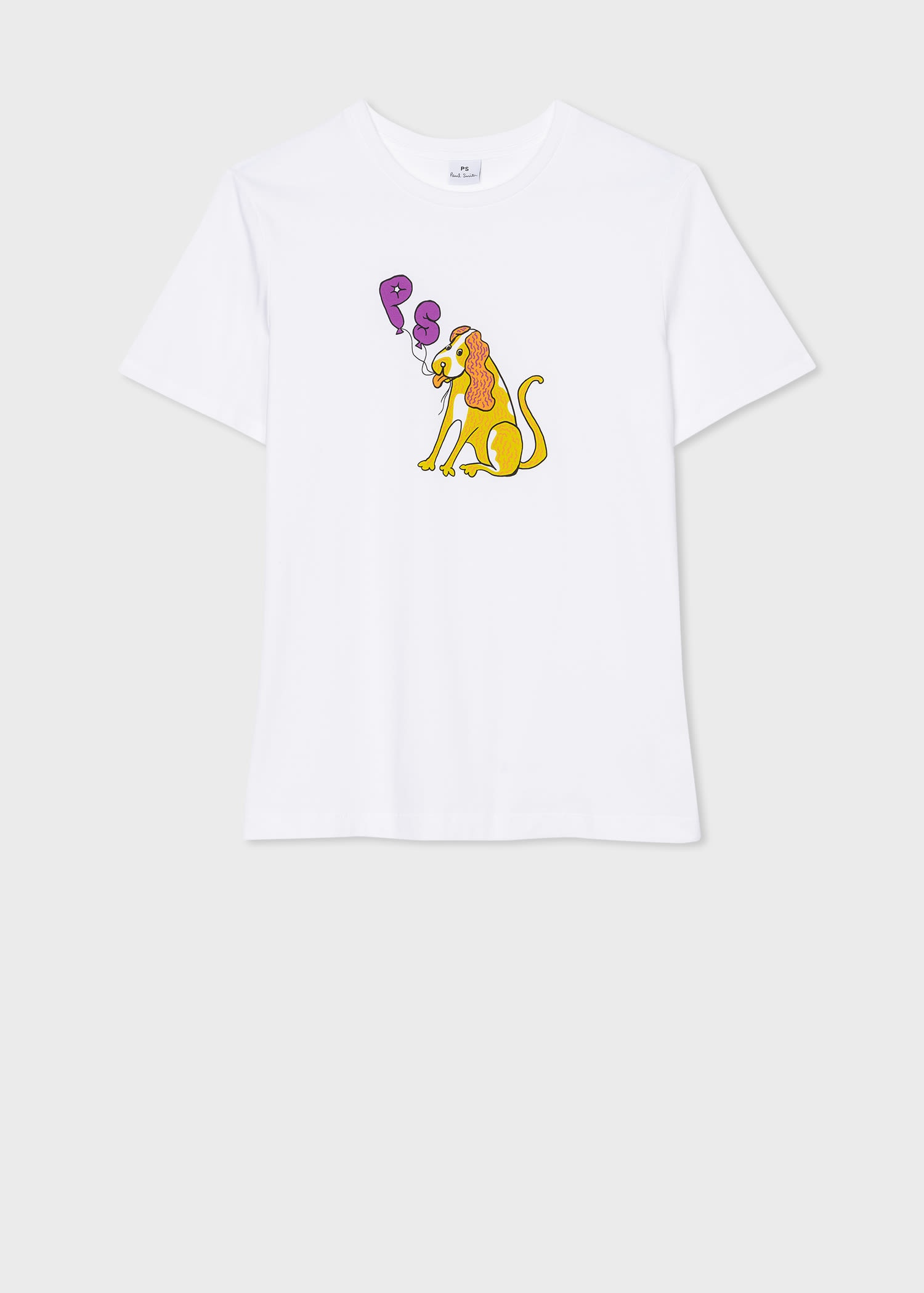 'Spaniel' Print Cotton T-Shirt - 1