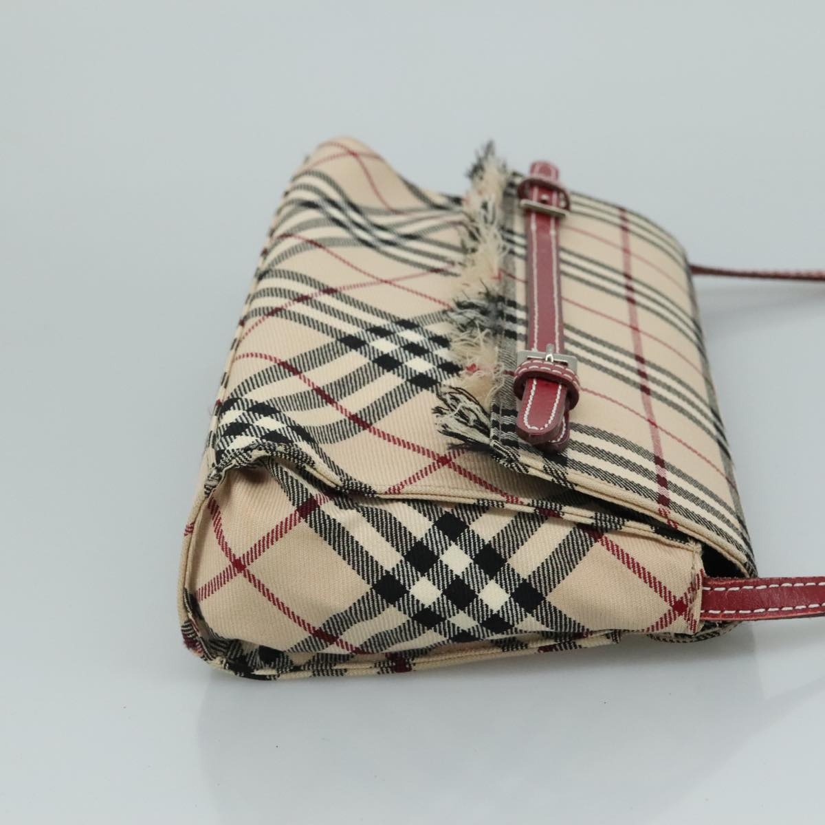Burberry Nova Check Blue Label Shoulder Bag Canvas Beige - 3