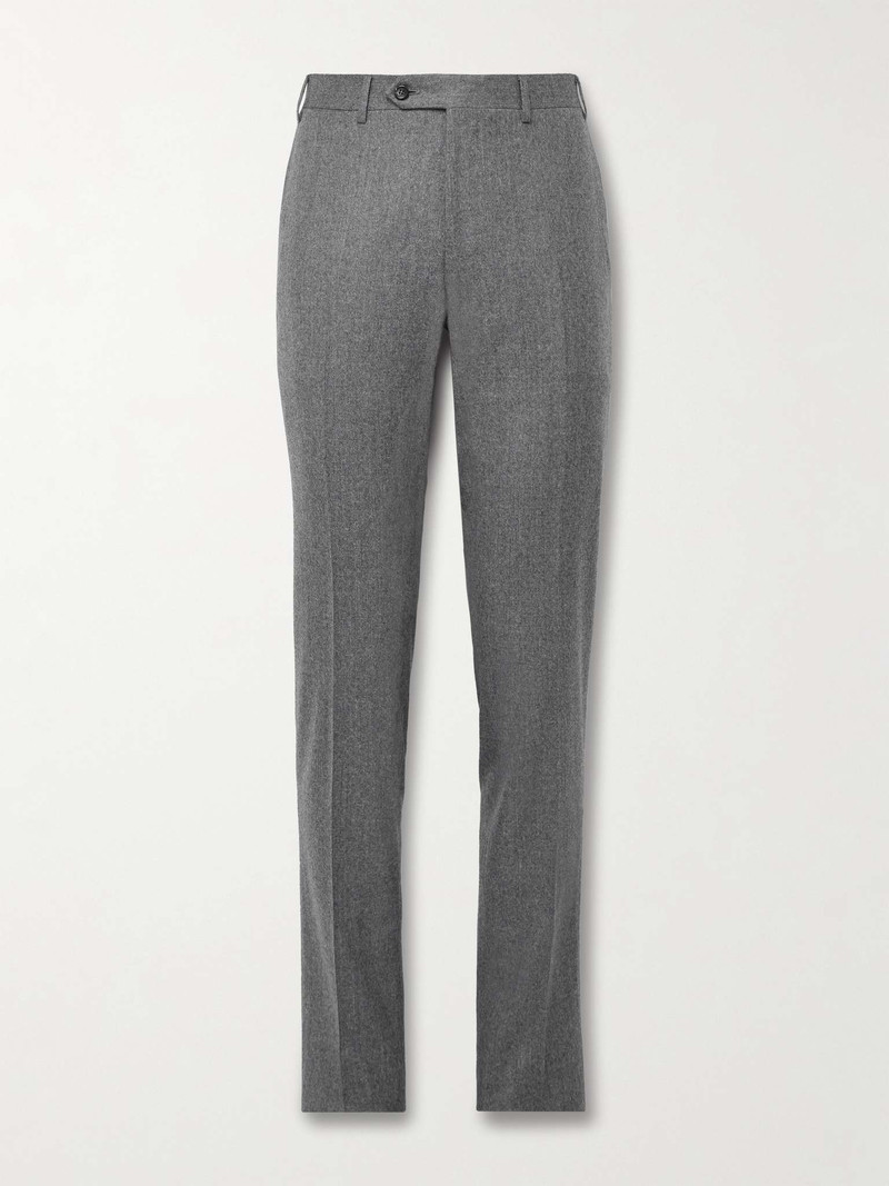 Kei Slim-Fit Super 120s Wool-Flannel Suit Trousers - 1