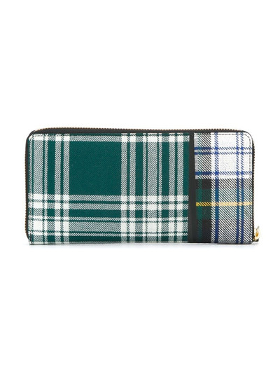 Comme Des Garçons tartan wallet outlook